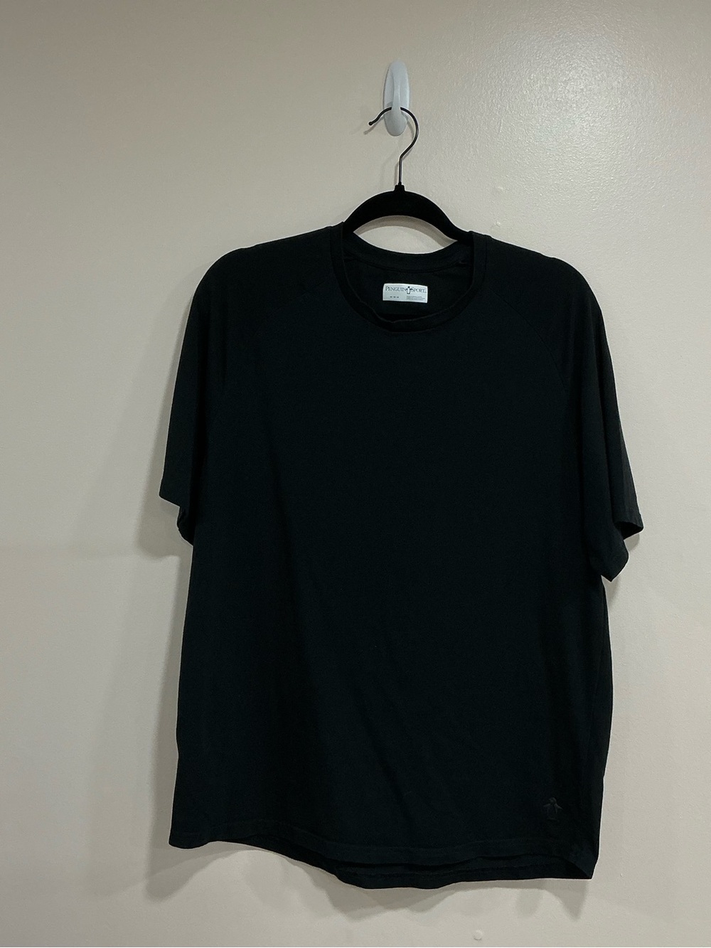 Original Penguin Sport Medium Black Short Sleeve Crew Neck Tee